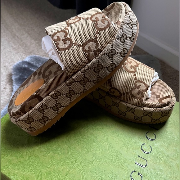 Gucci Shoes Authentic Gucci Platform Slides Poshmark